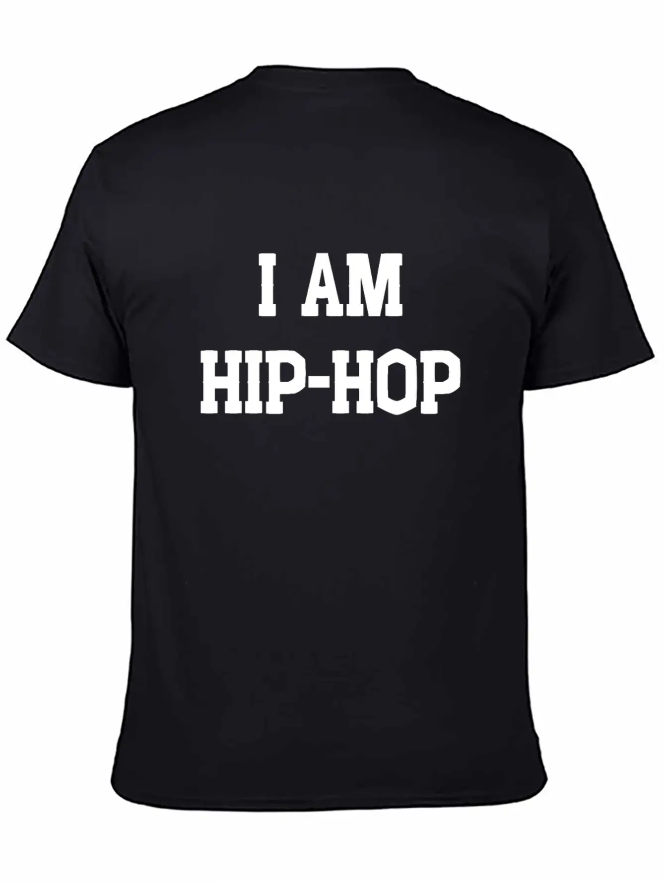 I AM HIP HOP Classic Fit Graphic Tee For Daily Comfort – Unisex Cotton Shirt