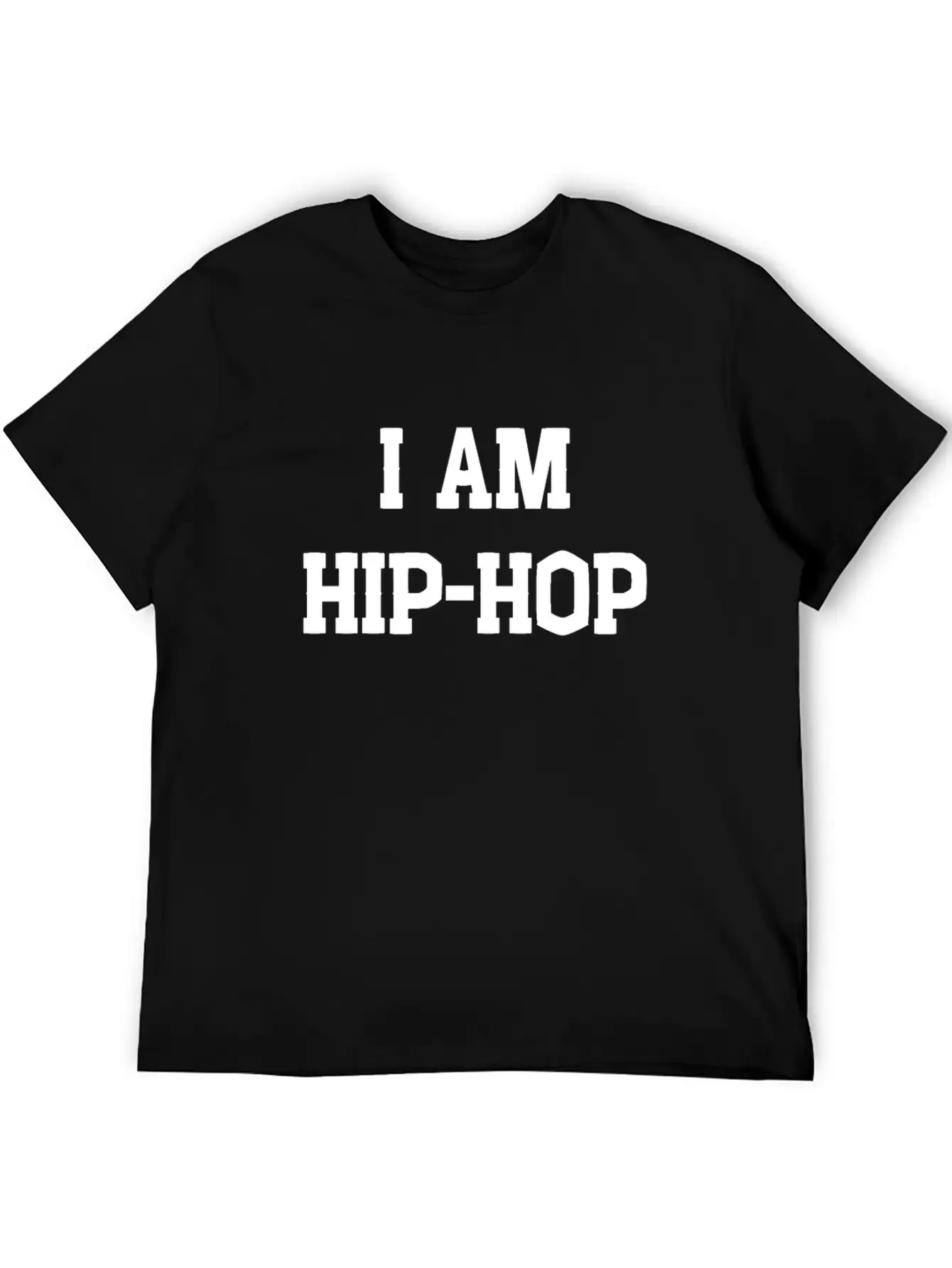I AM HIP HOP Classic Fit Graphic Tee For Daily Comfort – Unisex Cotton Shirt