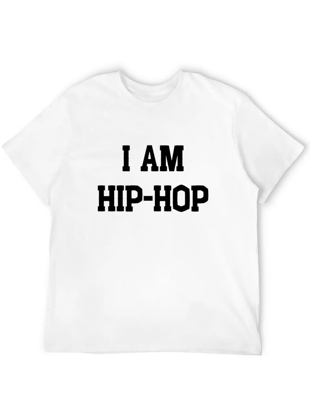 I AM HIP HOP Classic Fit Graphic Tee For Daily Comfort – Unisex Cotton Shirt