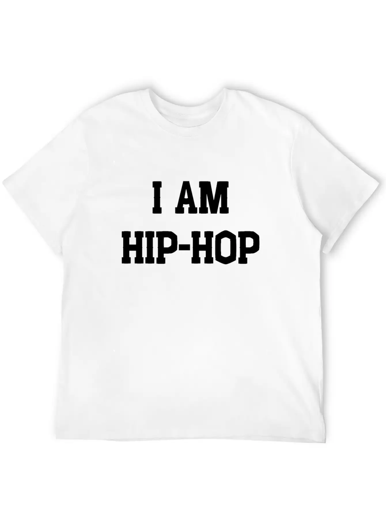 I AM HIP HOP Classic Fit Graphic Tee For Daily Comfort – Unisex Cotton Shirt