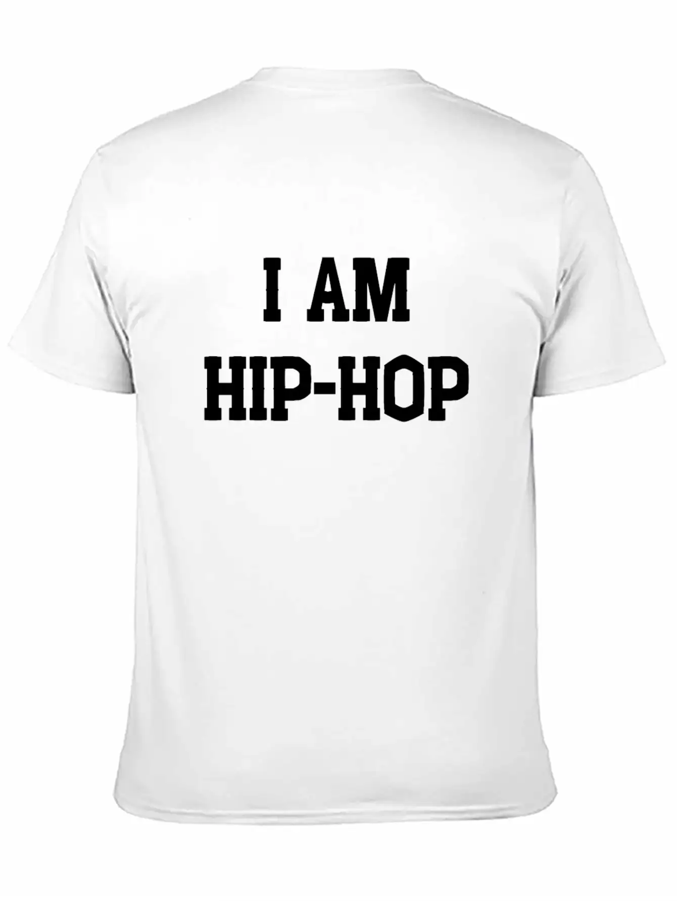 I AM HIP HOP Classic Fit Graphic Tee For Daily Comfort – Unisex Cotton Shirt