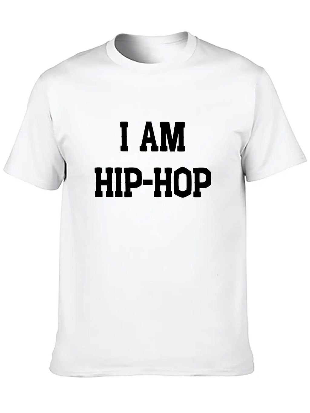 I AM HIP HOP Classic Fit Graphic Tee For Daily Comfort – Unisex Cotton Shirt