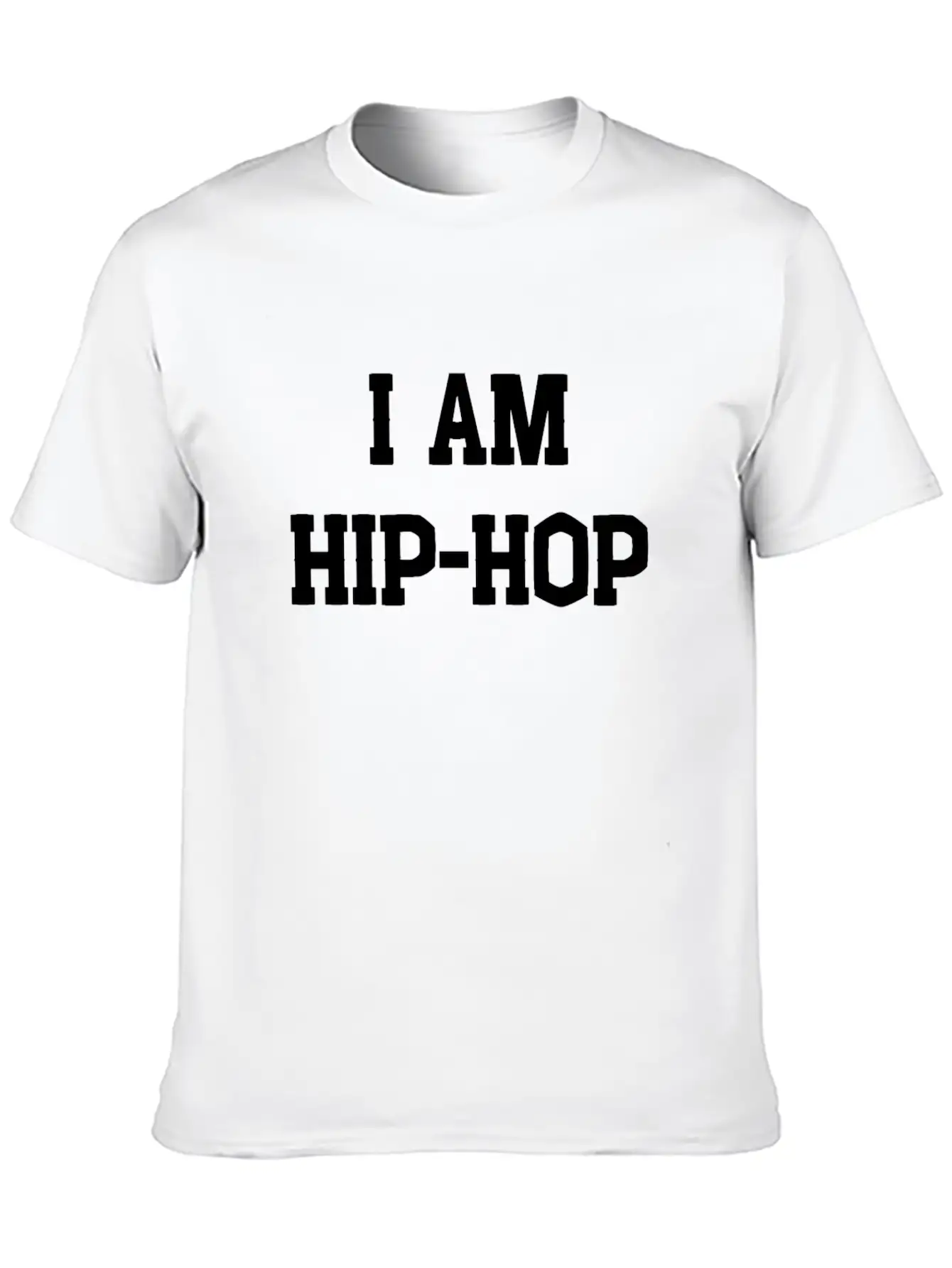 I AM HIP HOP Classic Fit Graphic Tee For Daily Comfort – Unisex Cotton Shirt