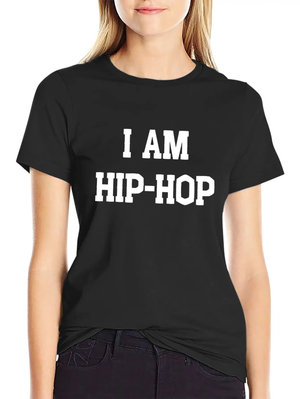 I AM HIP HOP Classic Fit Graphic Tee For Daily Comfort – Unisex Cotton Shirt