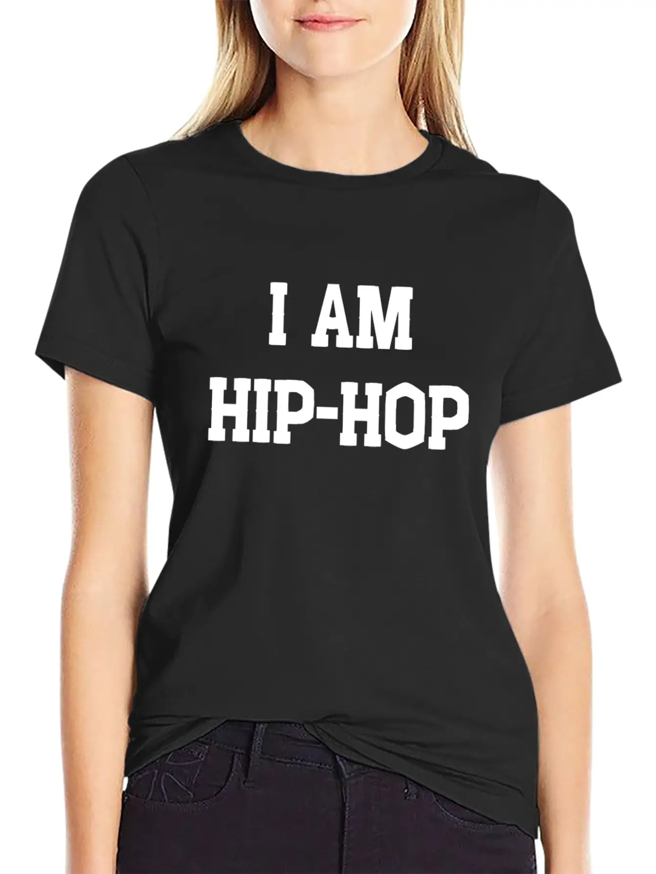 I AM HIP HOP Classic Fit Graphic Tee For Daily Comfort – Unisex Cotton Shirt