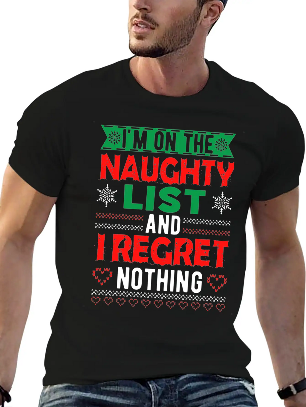 I Am On The Naughty And I Regret Nothing Unisex Casual T-Shirt – Clean Design For Daily Comfort