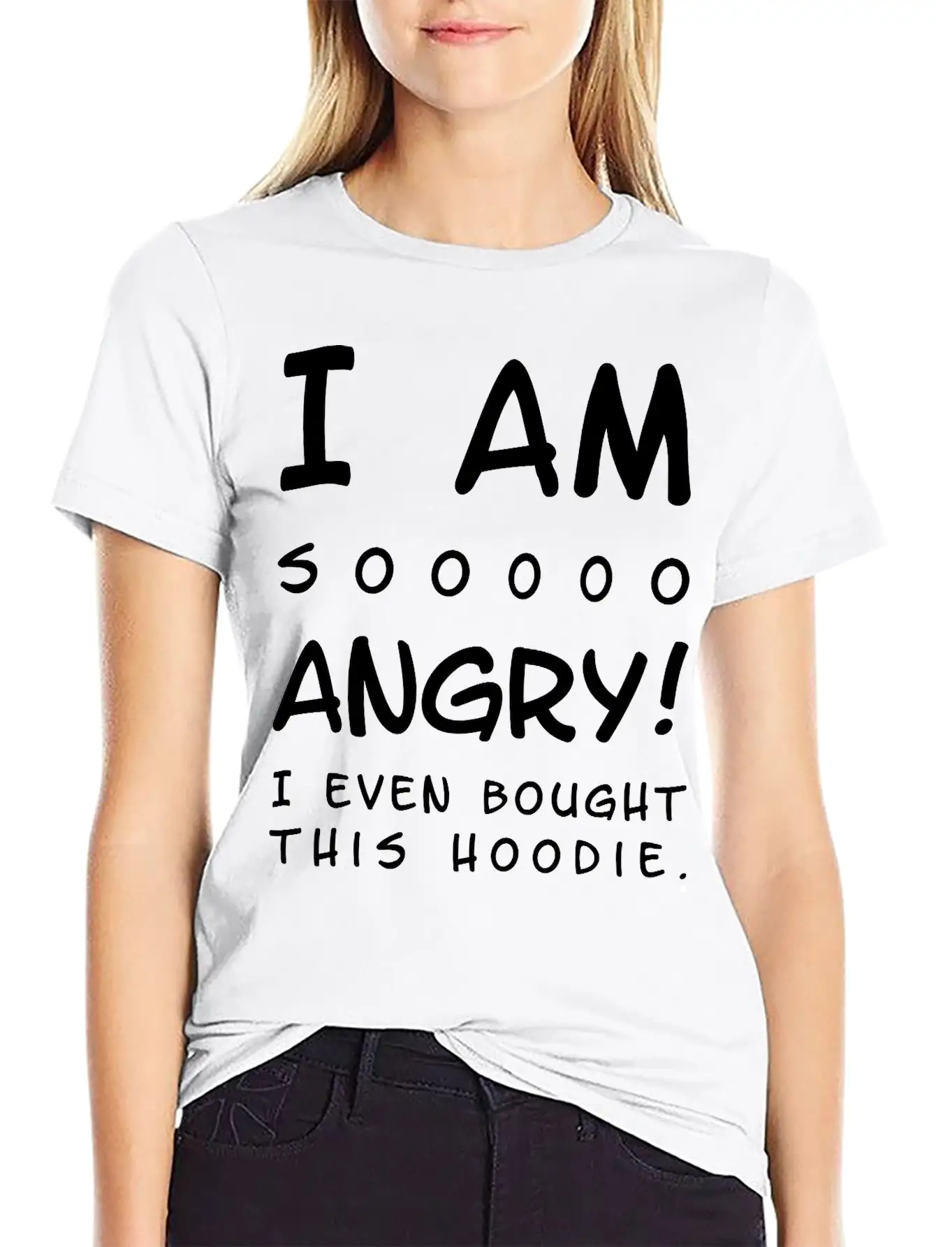 I Am So An Angry! CII 102 Black Unisex Casual T-Shirt – Clean Design For Daily Comfort