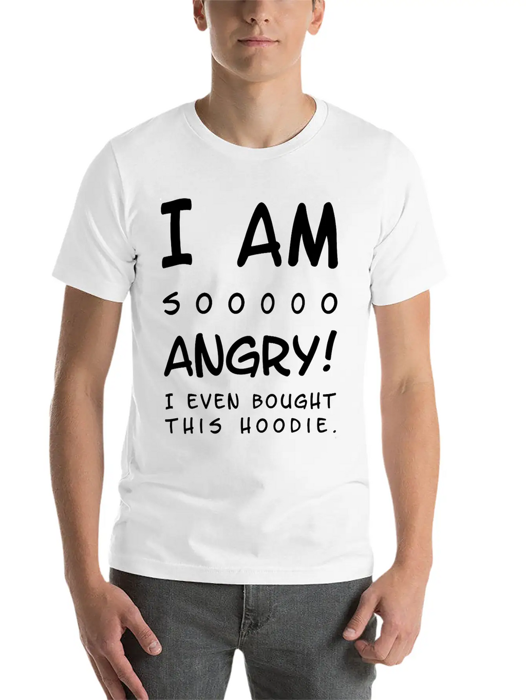 I Am So An Angry! CII 102 Black Unisex Casual T-Shirt – Clean Design For Daily Comfort