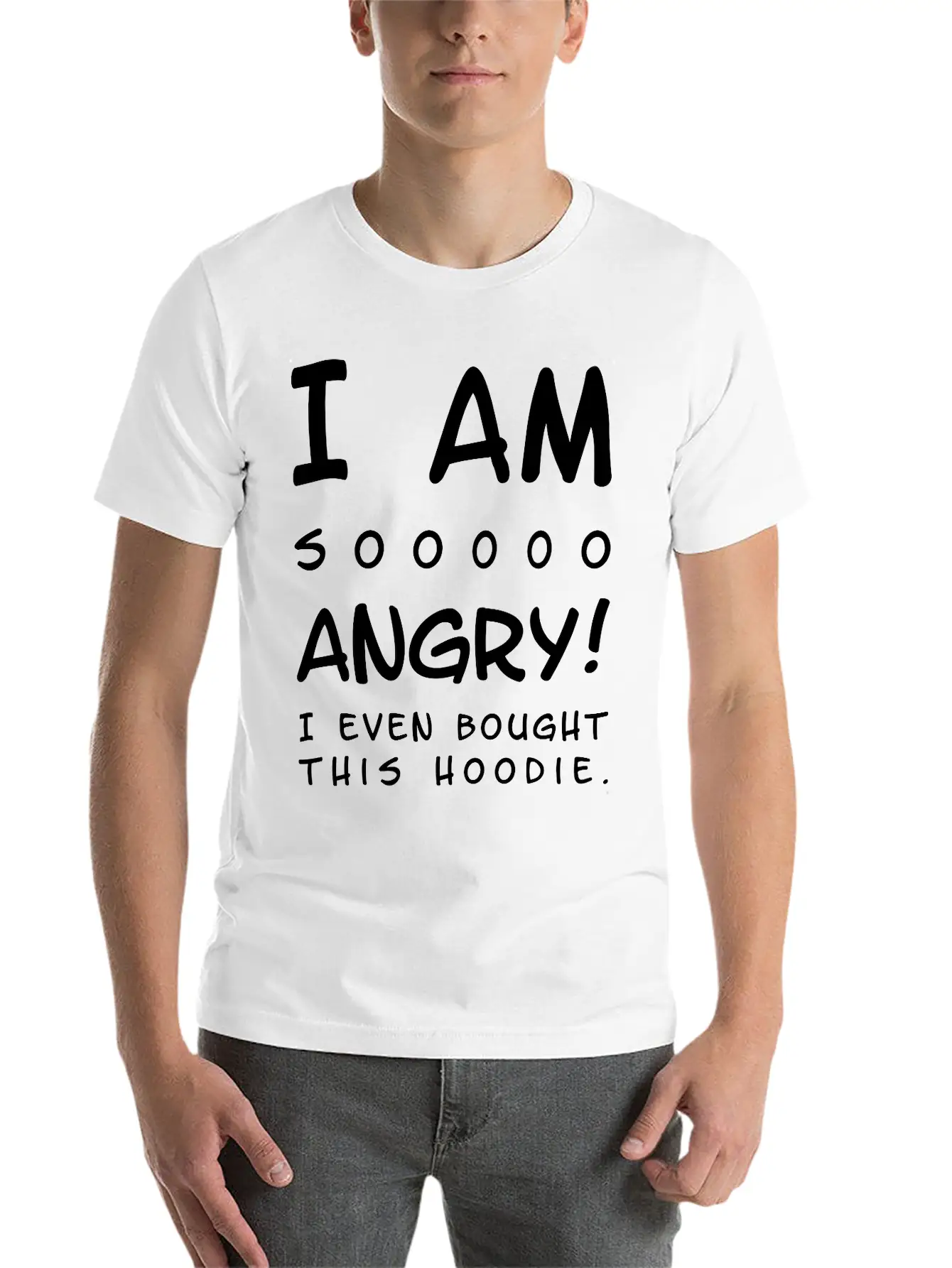 I Am So An Angry! CII 102 Black Unisex Casual T-Shirt – Clean Design For Daily Comfort