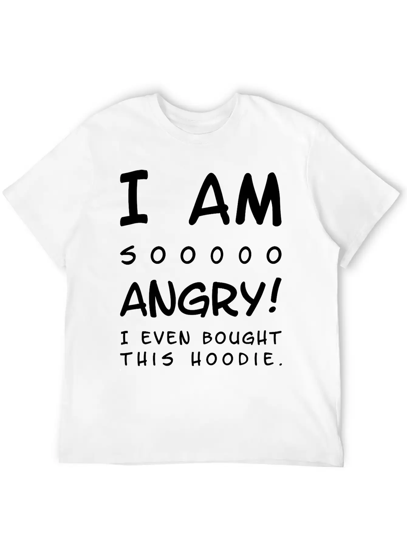 I Am So An Angry! CII 102 Black Unisex Casual T-Shirt – Clean Design For Daily Comfort