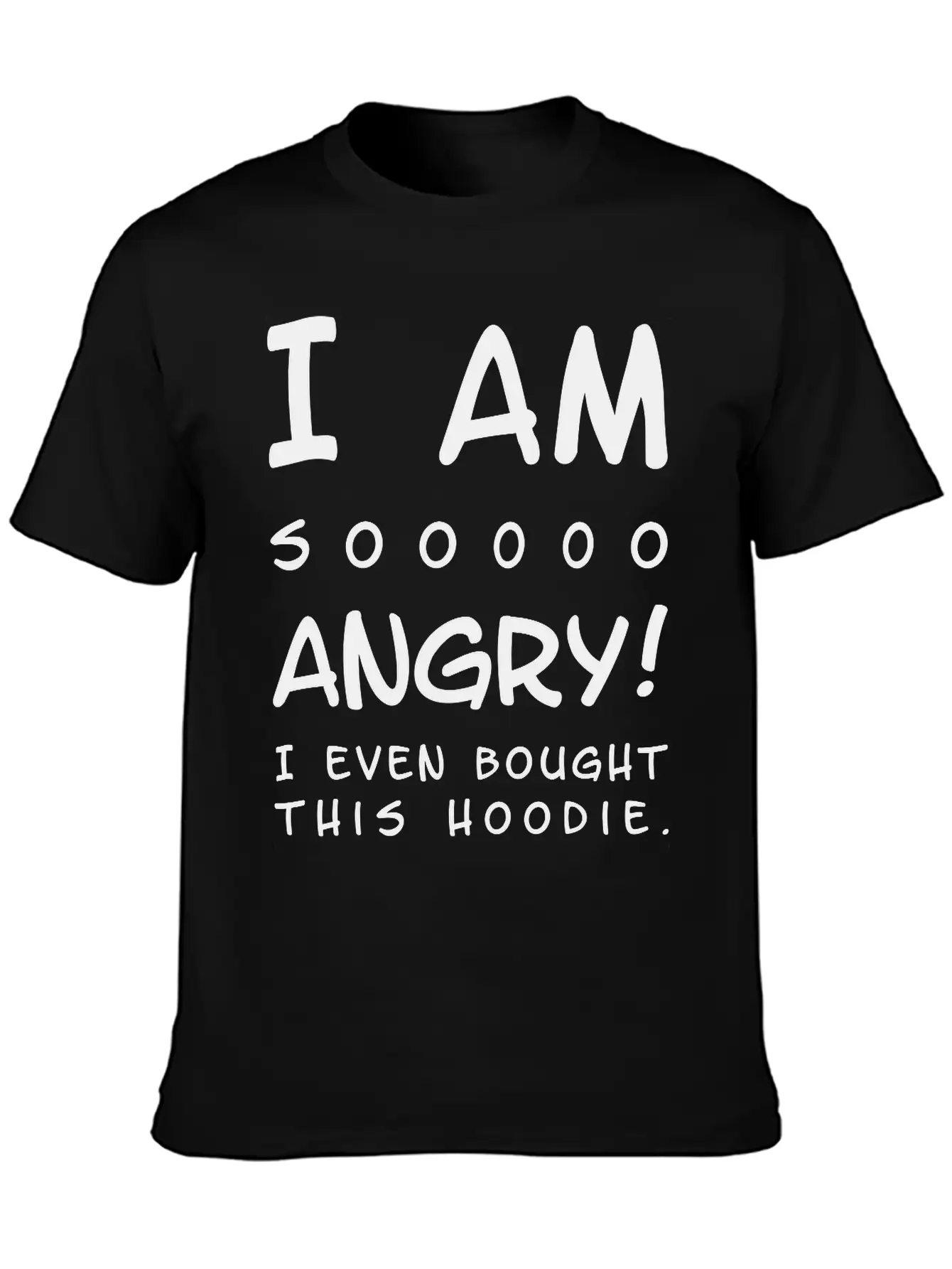 I Am So An Angry! CII 102 Black Unisex Casual T-Shirt – Clean Design For Daily Comfort