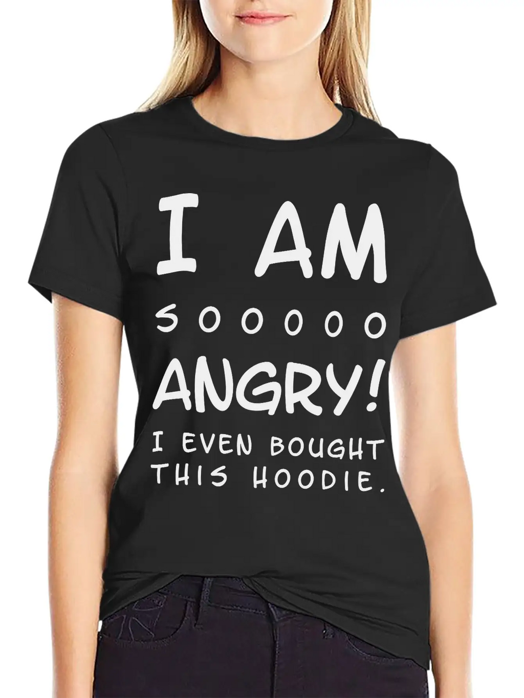 I Am So An Angry! CII 102 Black Unisex Casual T-Shirt – Clean Design For Daily Comfort