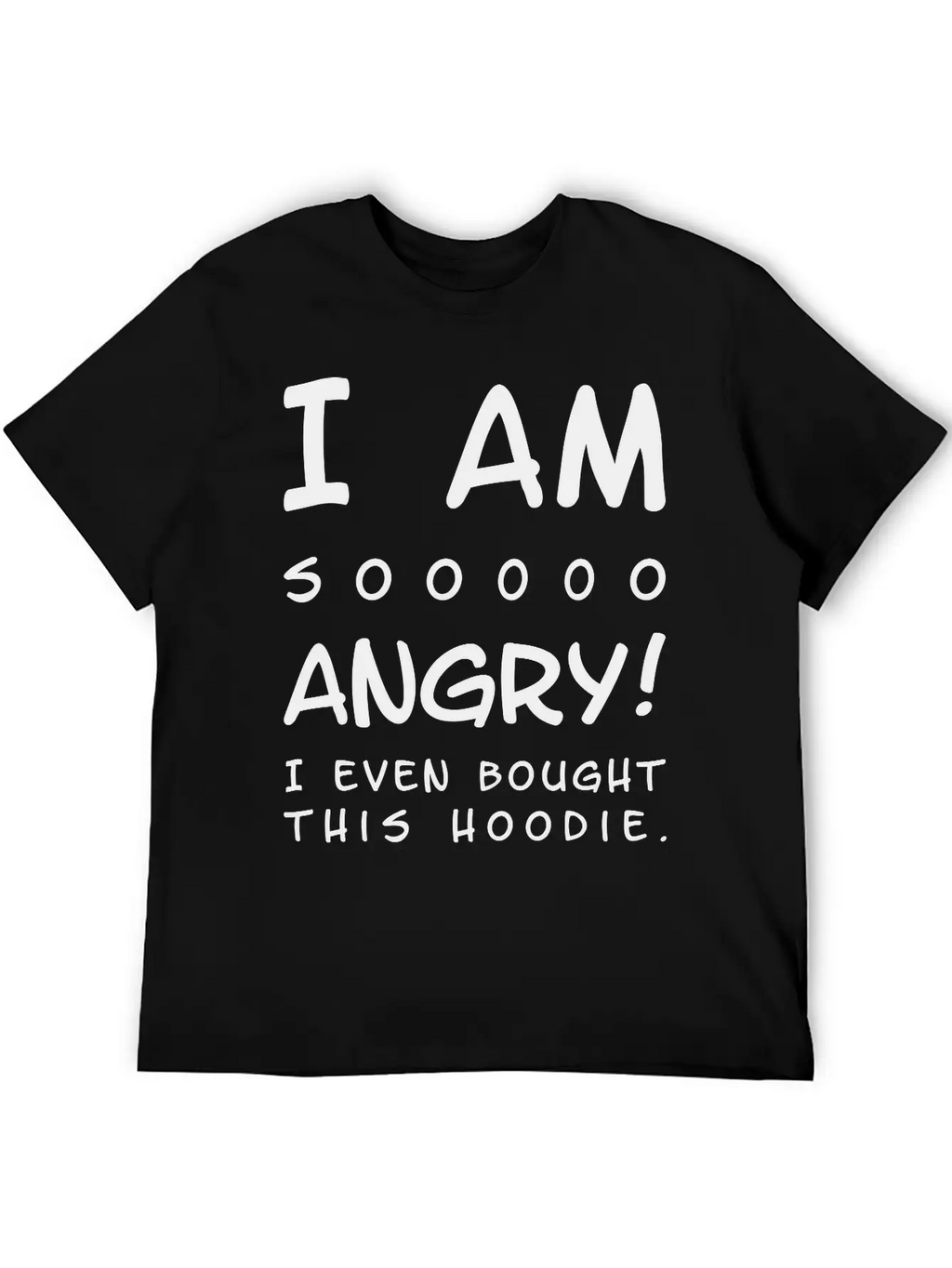 I Am So An Angry! CII 102 Black Unisex Casual T-Shirt – Clean Design For Daily Comfort