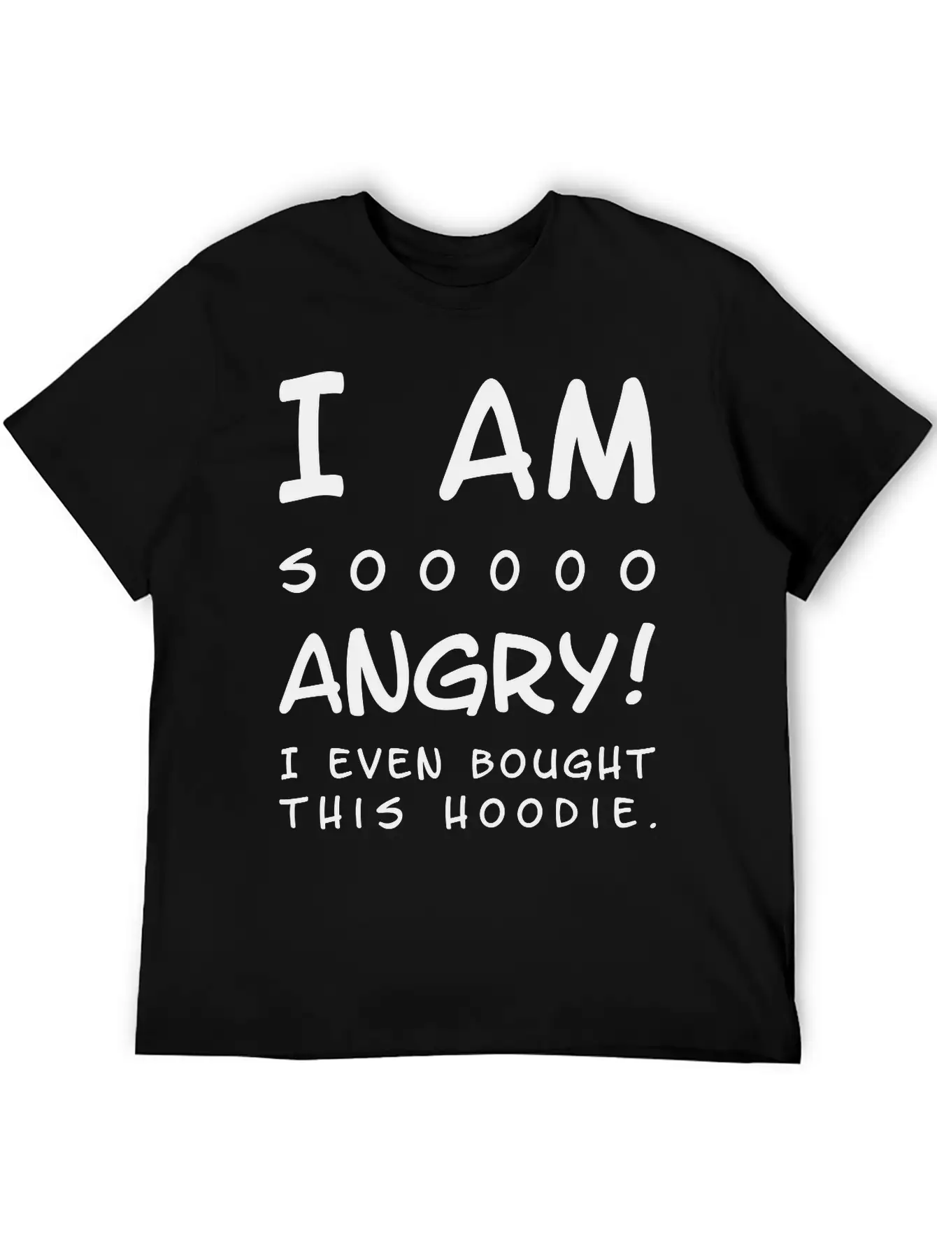 I Am So An Angry! CII 102 Black Unisex Casual T-Shirt – Clean Design For Daily Comfort