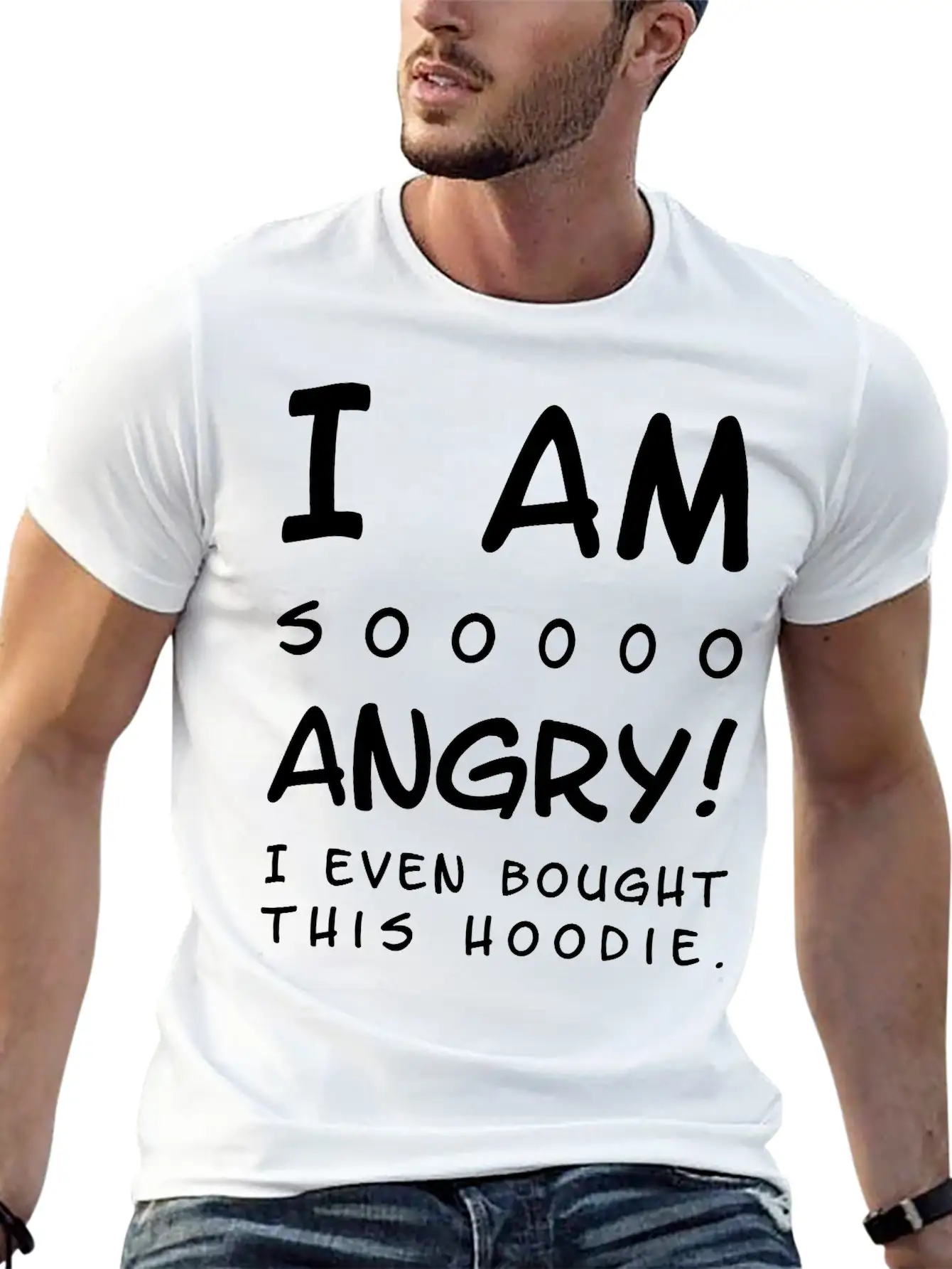 I Am So An Angry! CII 102 Black Unisex Casual T-Shirt – Clean Design For Daily Comfort
