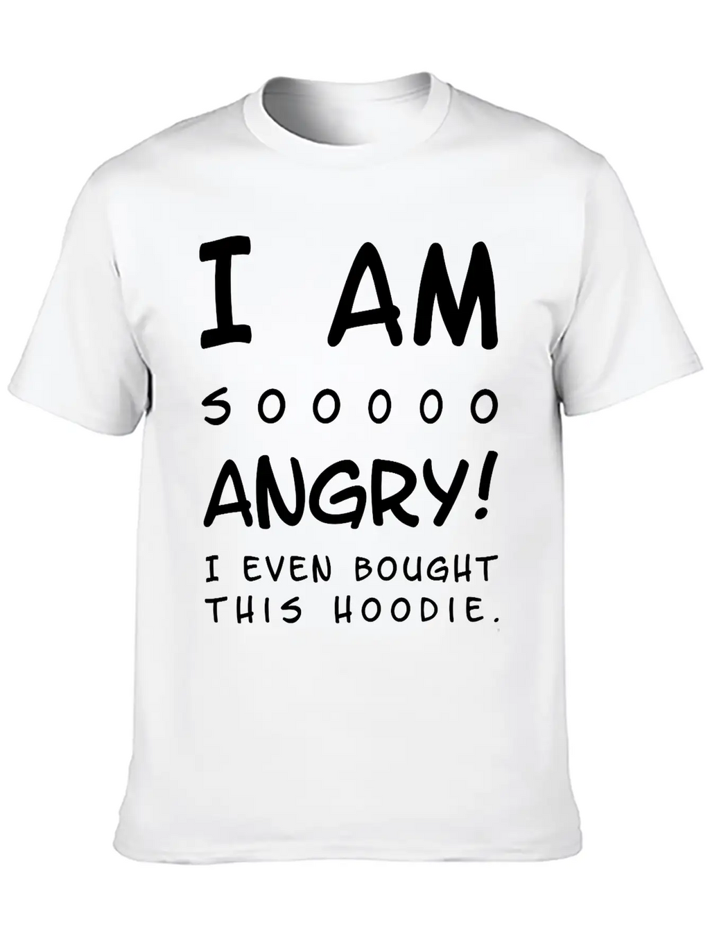 I Am So An Angry! CII 102 Black Unisex Casual T-Shirt – Clean Design For Daily Comfort