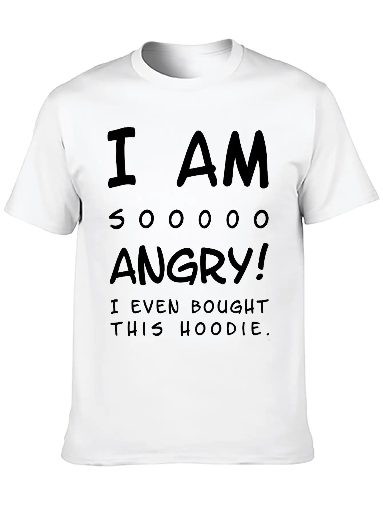 I Am So An Angry! CII 102 Black Unisex Casual T-Shirt – Clean Design For Daily Comfort