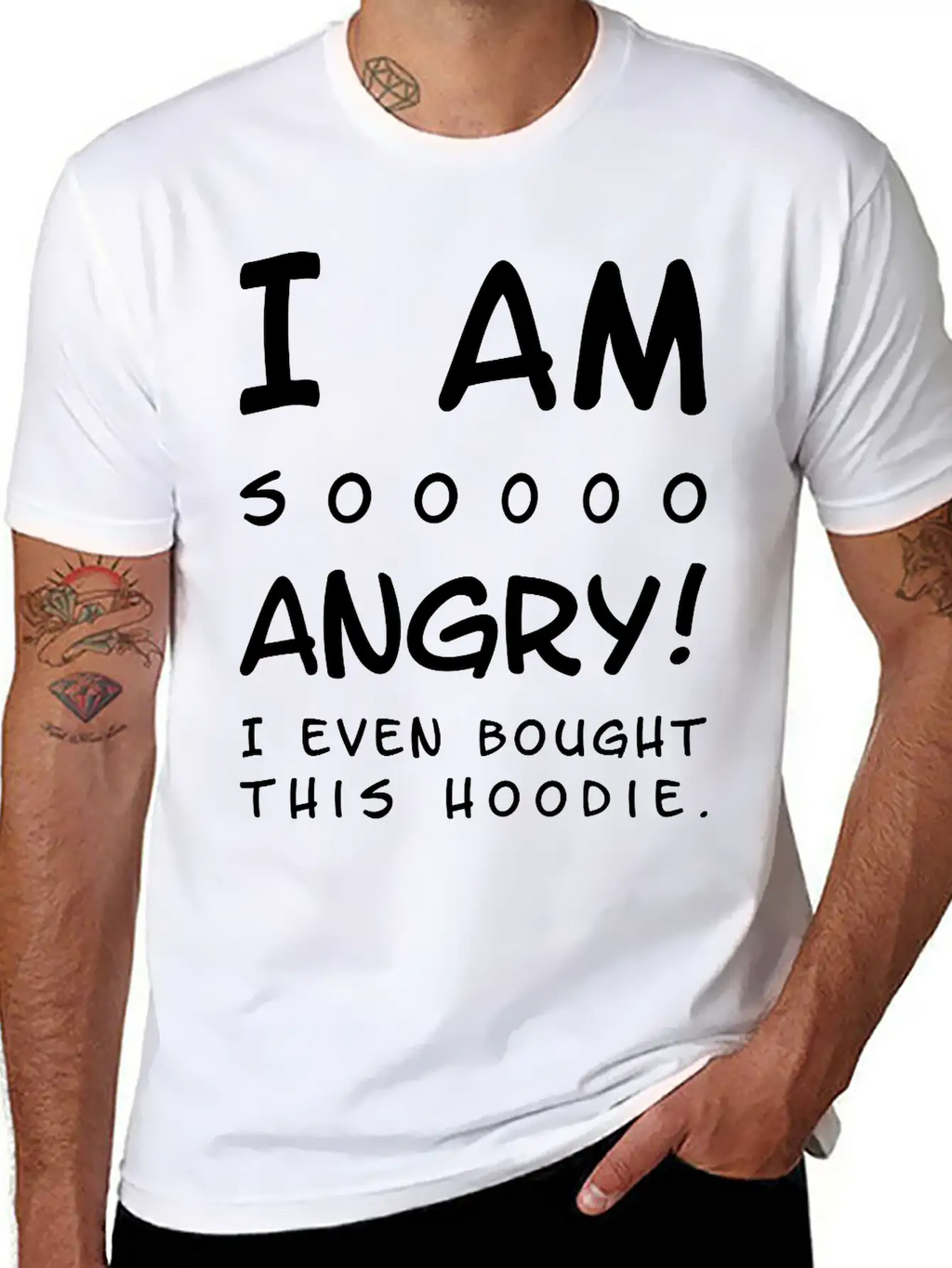 I Am So An Angry! CII 102 Black Unisex Casual T-Shirt – Clean Design For Daily Comfort