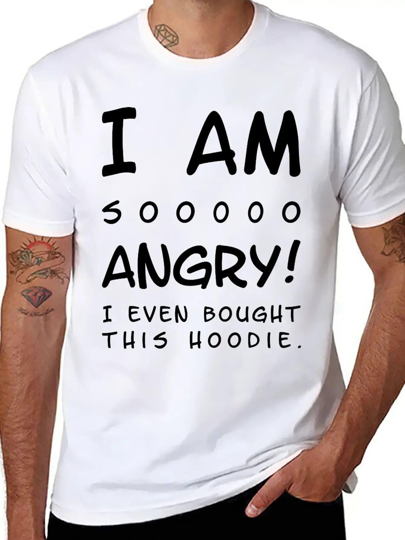I Am So An Angry! CII 102 Black Unisex Casual T-Shirt – Clean Design For Daily Comfort
