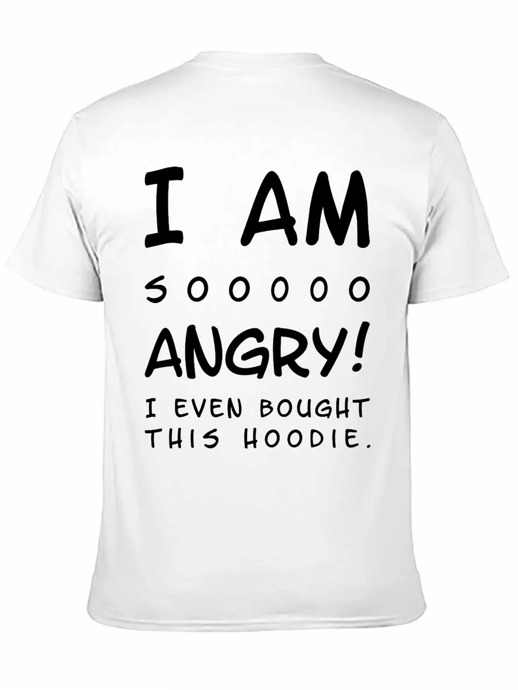 I Am So An Angry! CII 102 Black Unisex Casual T-Shirt – Clean Design For Daily Comfort
