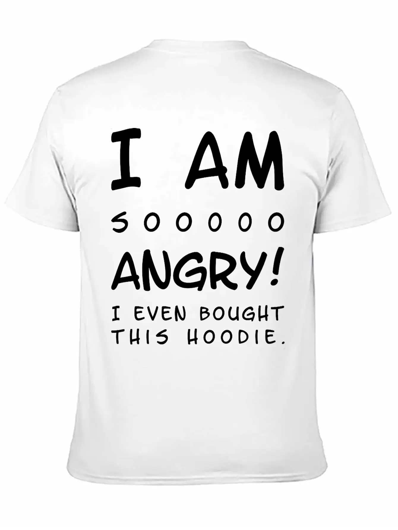 I Am So An Angry! CII 102 Black Unisex Casual T-Shirt – Clean Design For Daily Comfort