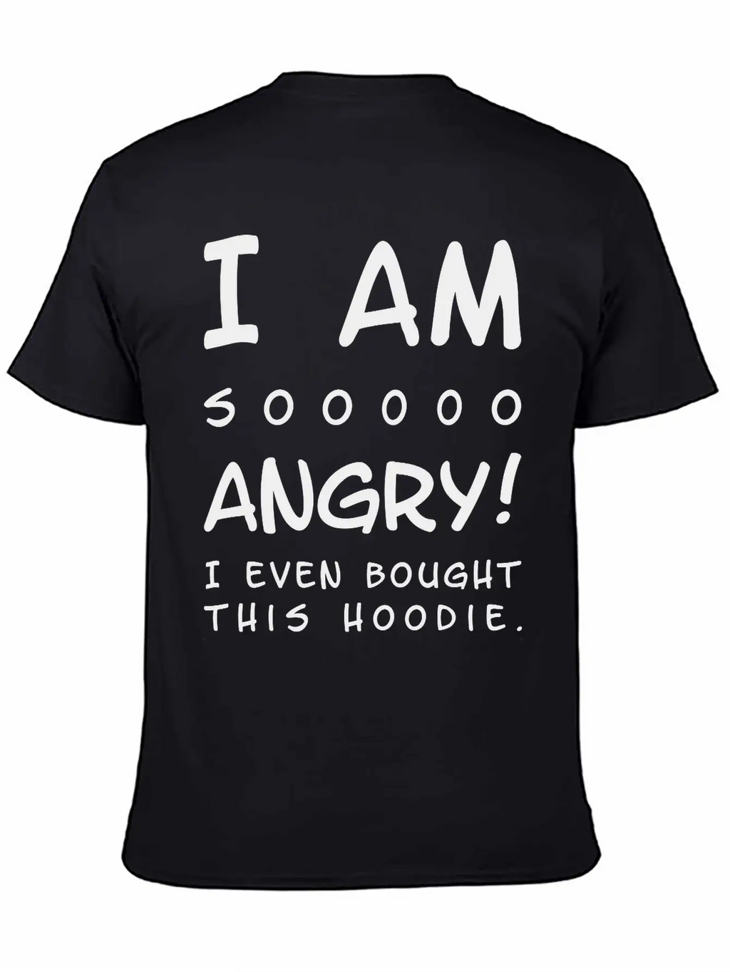 I Am So An Angry! CII 102 Black Unisex Casual T-Shirt – Clean Design For Daily Comfort