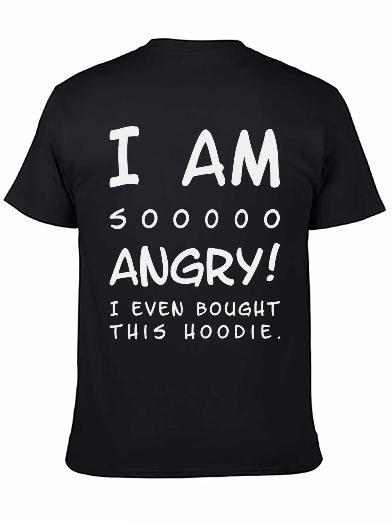 I Am So An Angry! CII 102 Black Unisex Casual T-Shirt – Clean Design For Daily Comfort