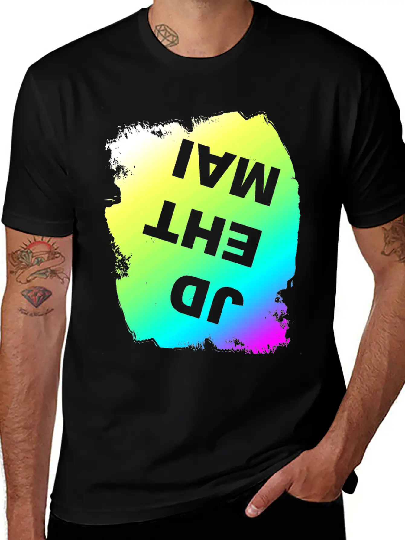 I AM THE DJ Stylish Everyday T-Shirt – Unisex Basic Cotton Tee