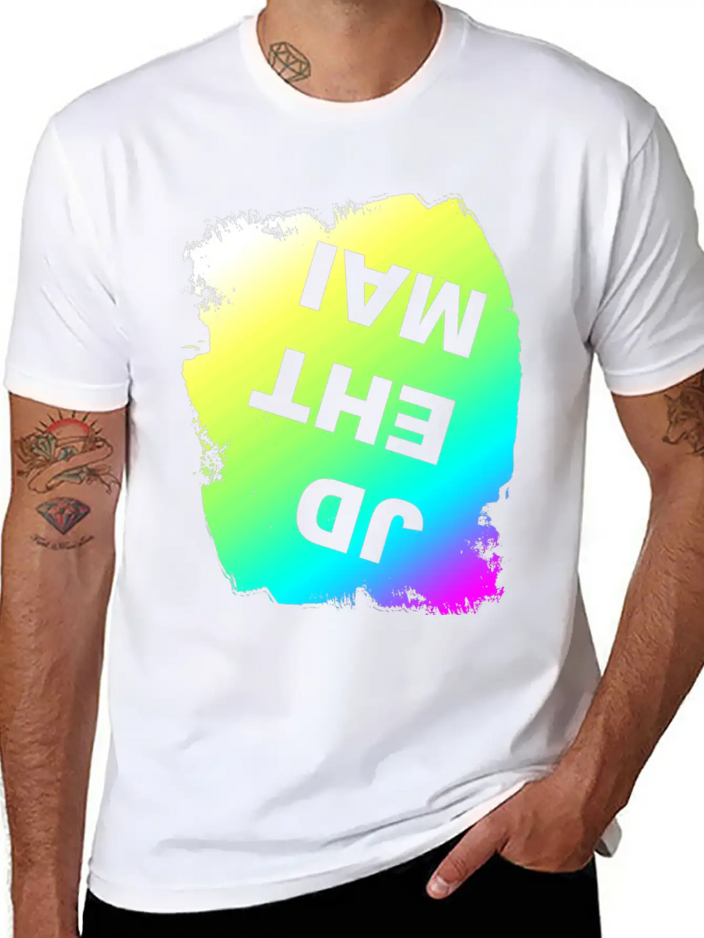 I AM THE DJ Stylish Everyday T-Shirt – Unisex Basic Cotton Tee