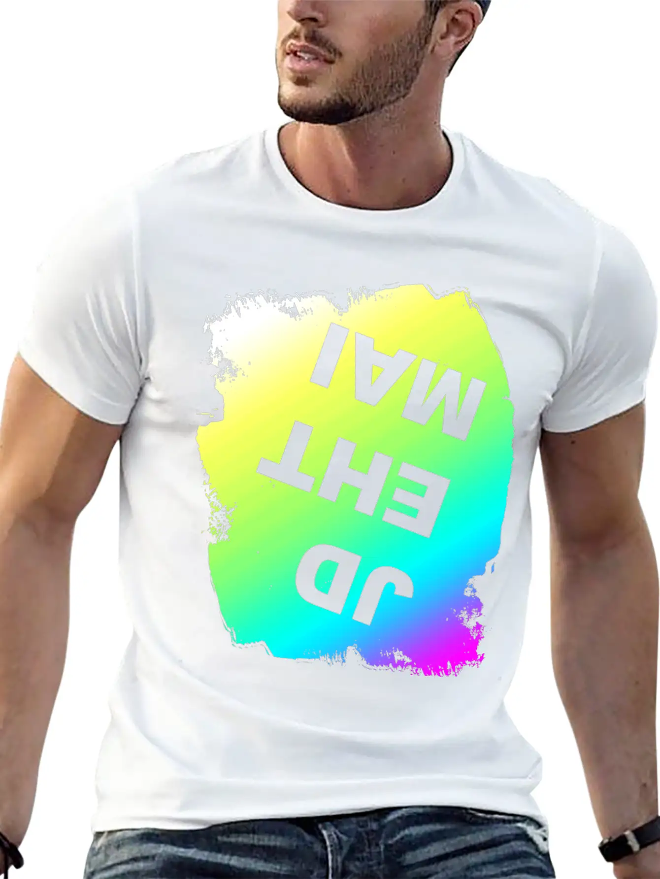 I AM THE DJ Stylish Everyday T-Shirt – Unisex Basic Cotton Tee
