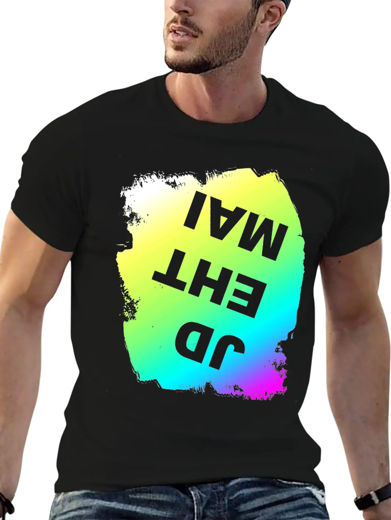 I AM THE DJ Stylish Everyday T-Shirt – Unisex Basic Cotton Tee