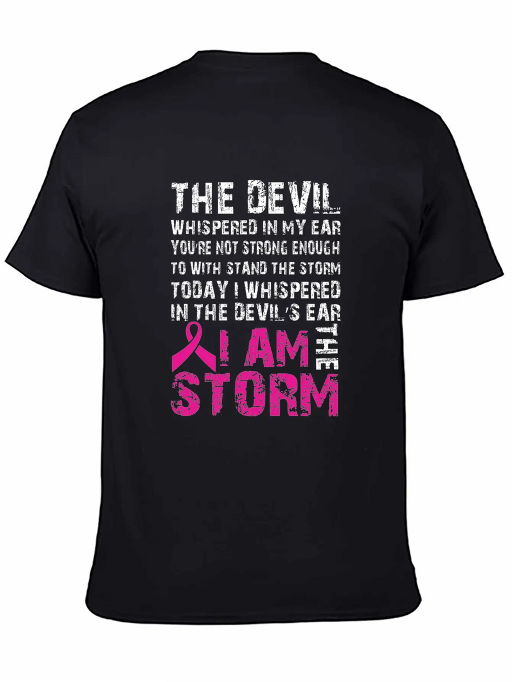 I Am The Storm Breast Cancer Awareness Unisex Casual T-Shirt – Clean Design For Daily Comfort