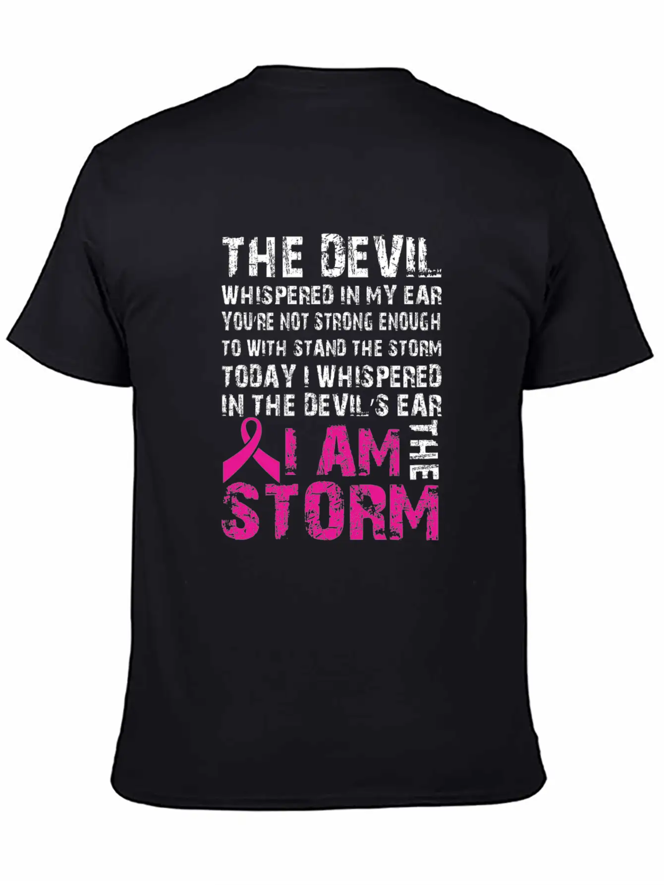 I Am The Storm Breast Cancer Awareness Unisex Casual T-Shirt – Clean Design For Daily Comfort