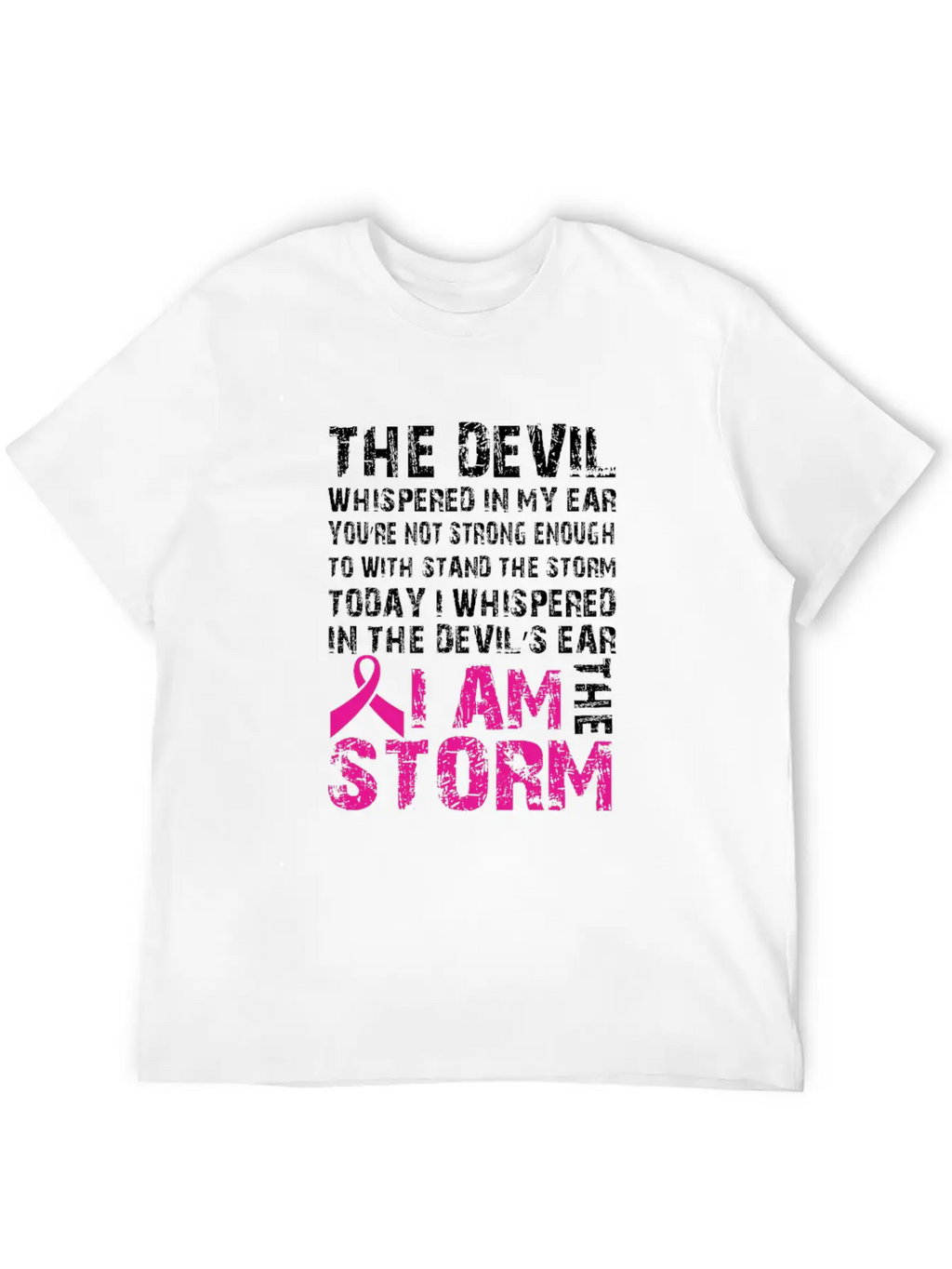 I Am The Storm Breast Cancer Awareness Unisex Casual T-Shirt – Clean Design For Daily Comfort
