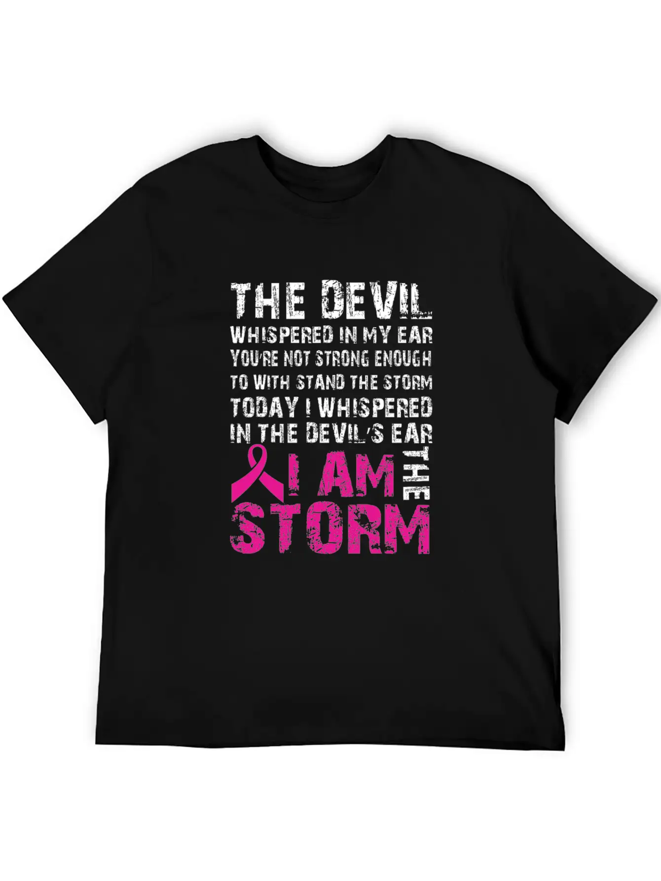 I Am The Storm Breast Cancer Awareness Unisex Casual T-Shirt – Clean Design For Daily Comfort