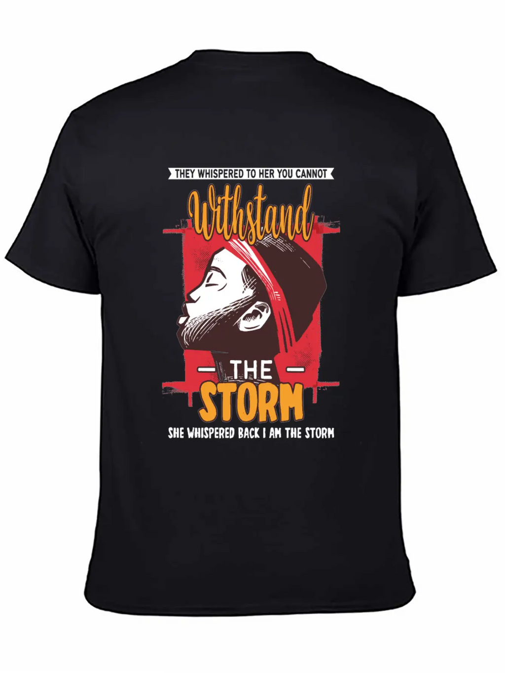 I Am The Storm - Whispered Withstand Peace Girl Unisex Casual T-Shirt – Clean Design For Daily Comfort