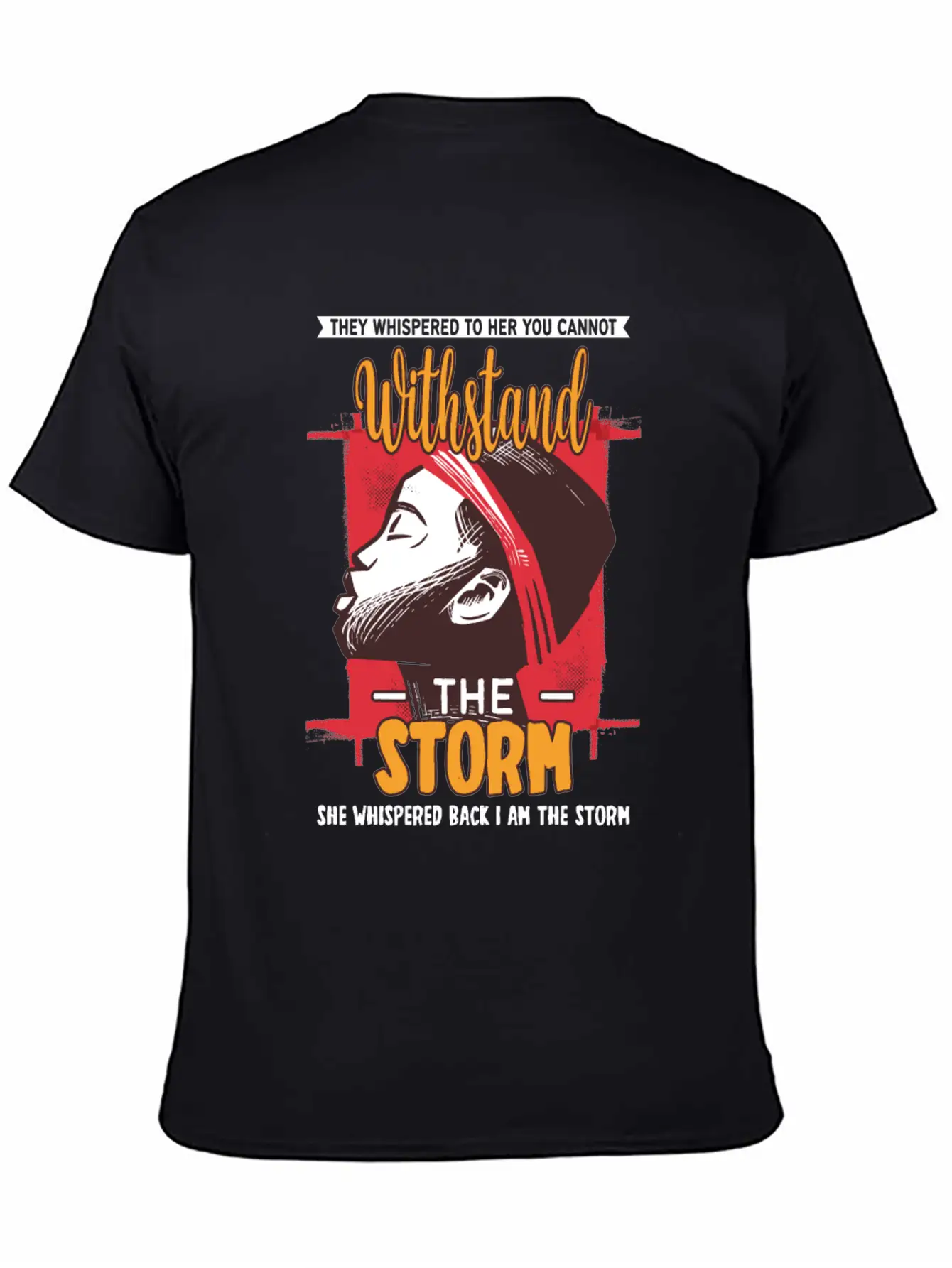 I Am The Storm - Whispered Withstand Peace Girl Unisex Casual T-Shirt – Clean Design For Daily Comfort