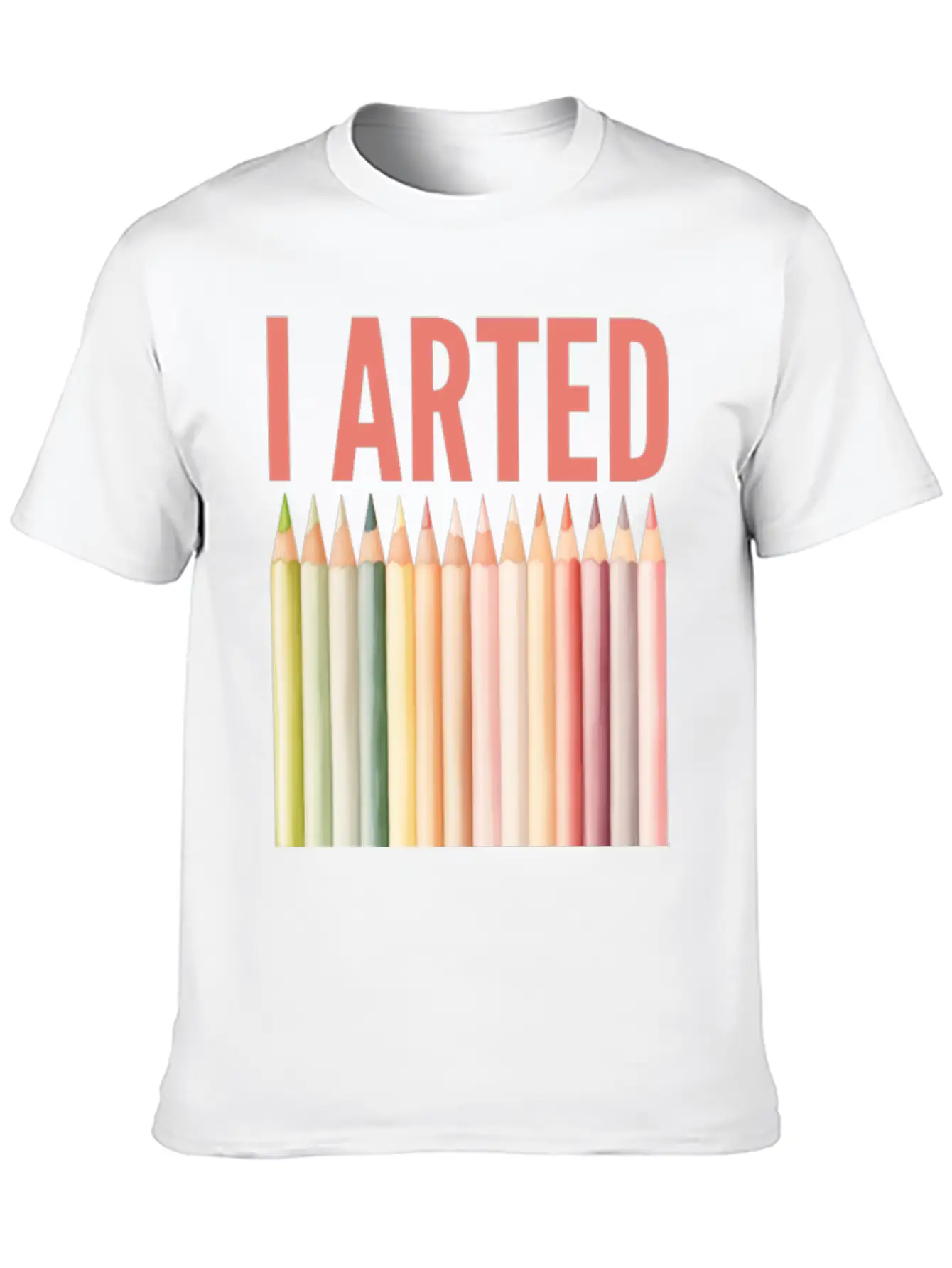 I Arted - Funny Artist Pun Essential Cotton Tee For Daily Outfits – Unisex Style