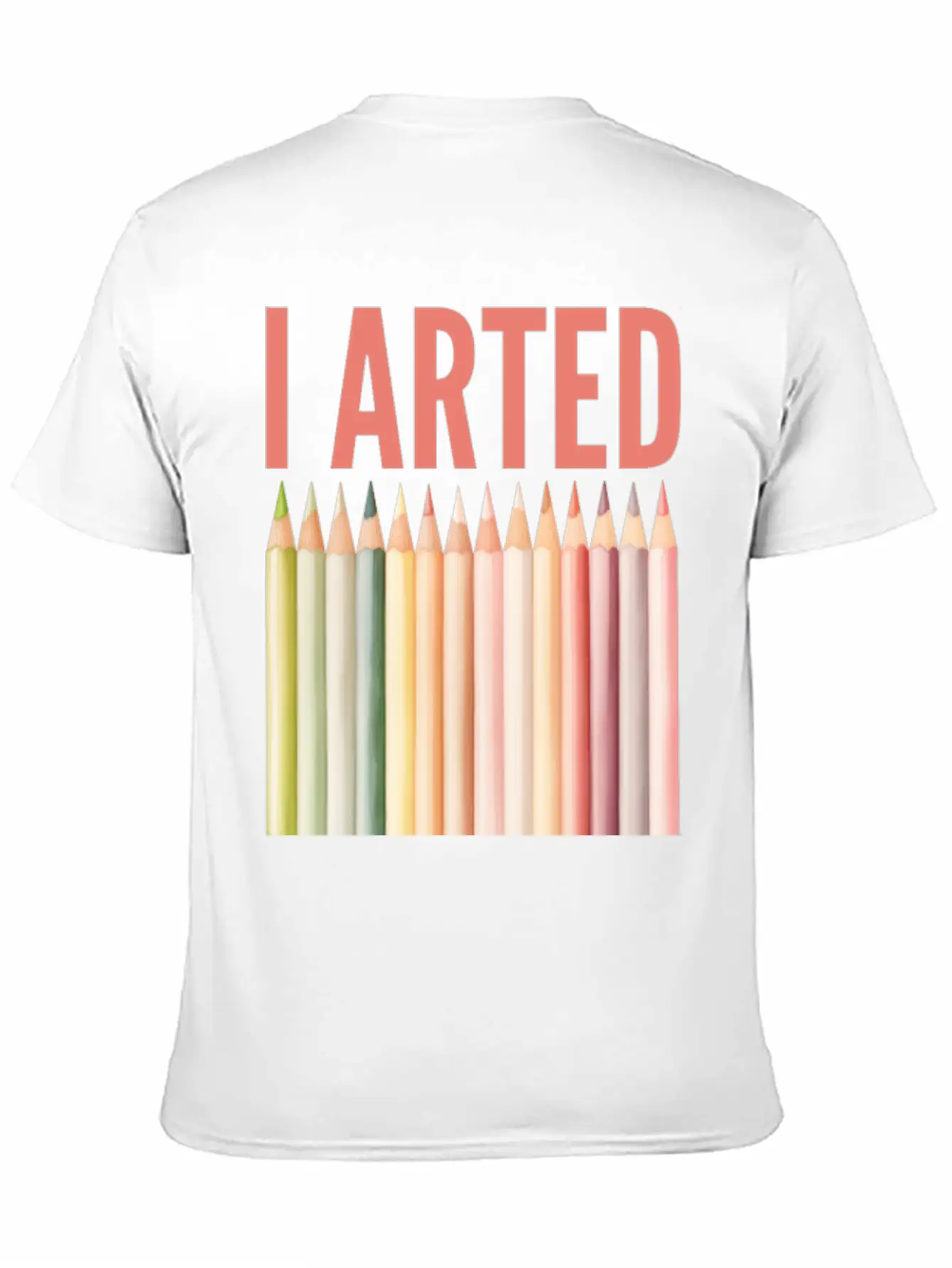 I Arted - Funny Artist Pun Essential Cotton Tee For Daily Outfits – Unisex Style