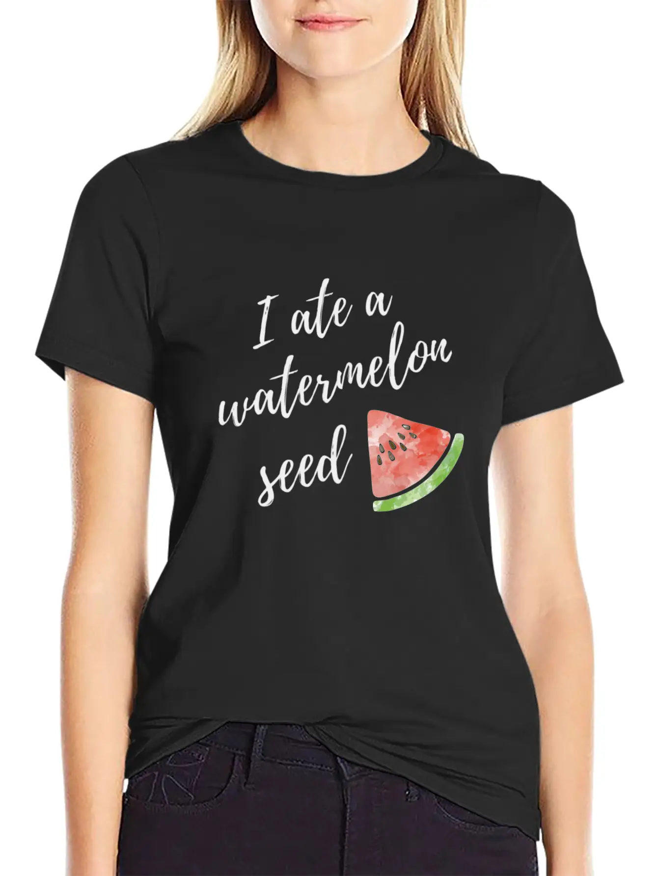 I Ate A Watermelon Seed Stylish Everyday T-Shirt – Unisex Basic Cotton Tee