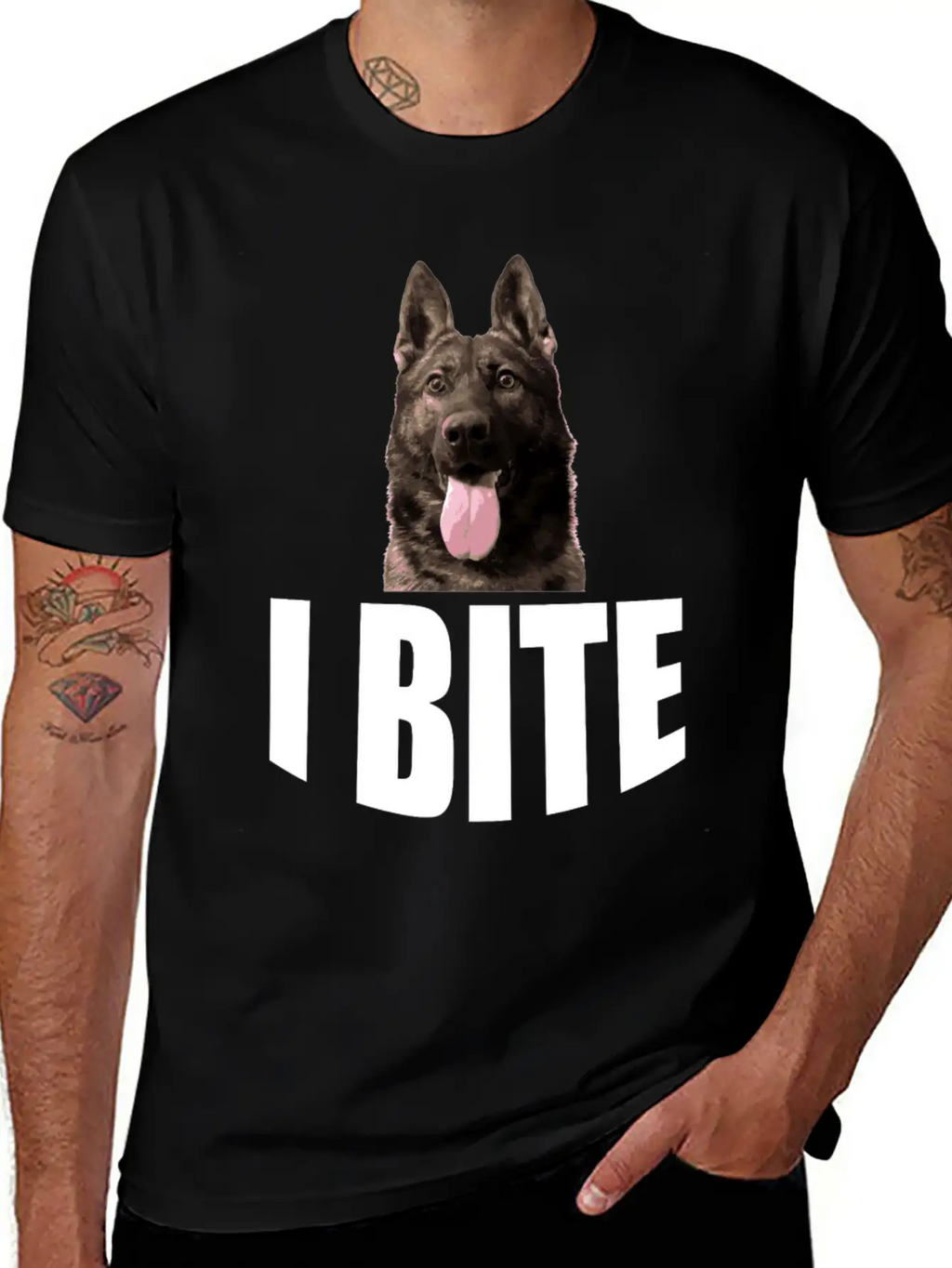 I Bite Unisex Casual T-Shirt – Clean Design For Daily Comfort