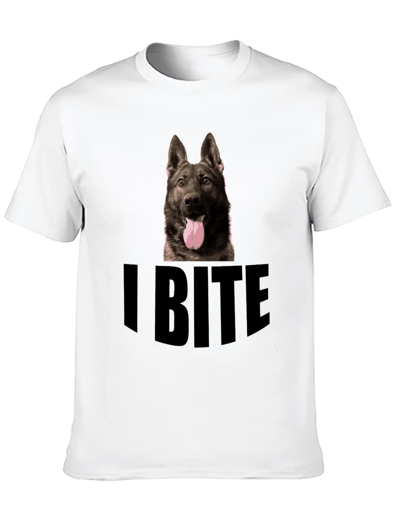 I Bite Unisex Casual T-Shirt – Clean Design For Daily Comfort