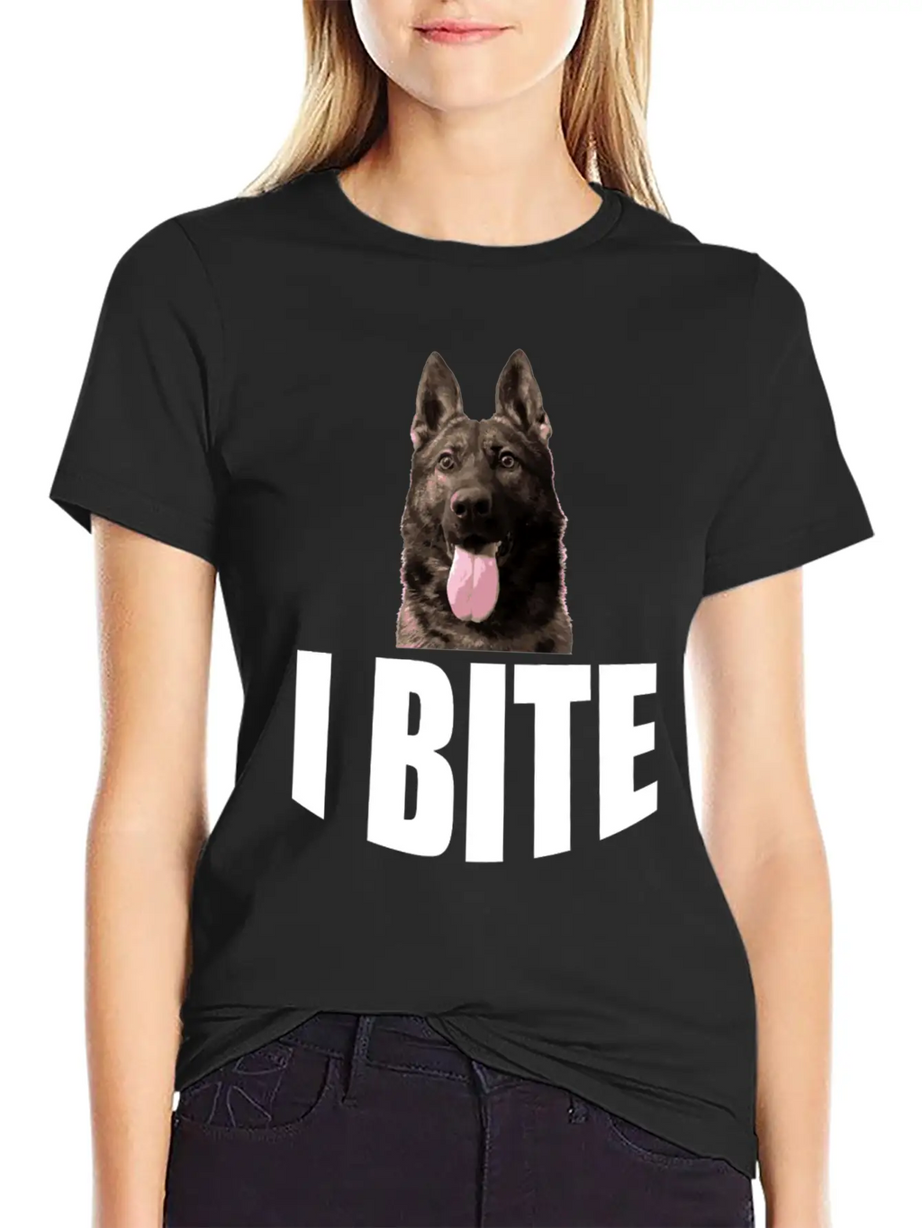 I Bite Unisex Casual T-Shirt – Clean Design For Daily Comfort