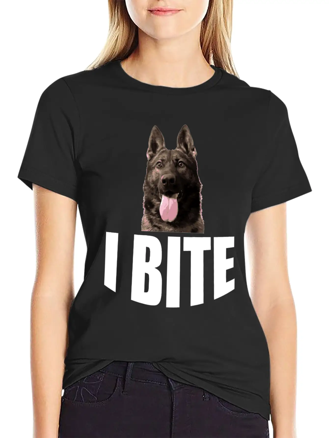 I Bite Unisex Casual T-Shirt – Clean Design For Daily Comfort
