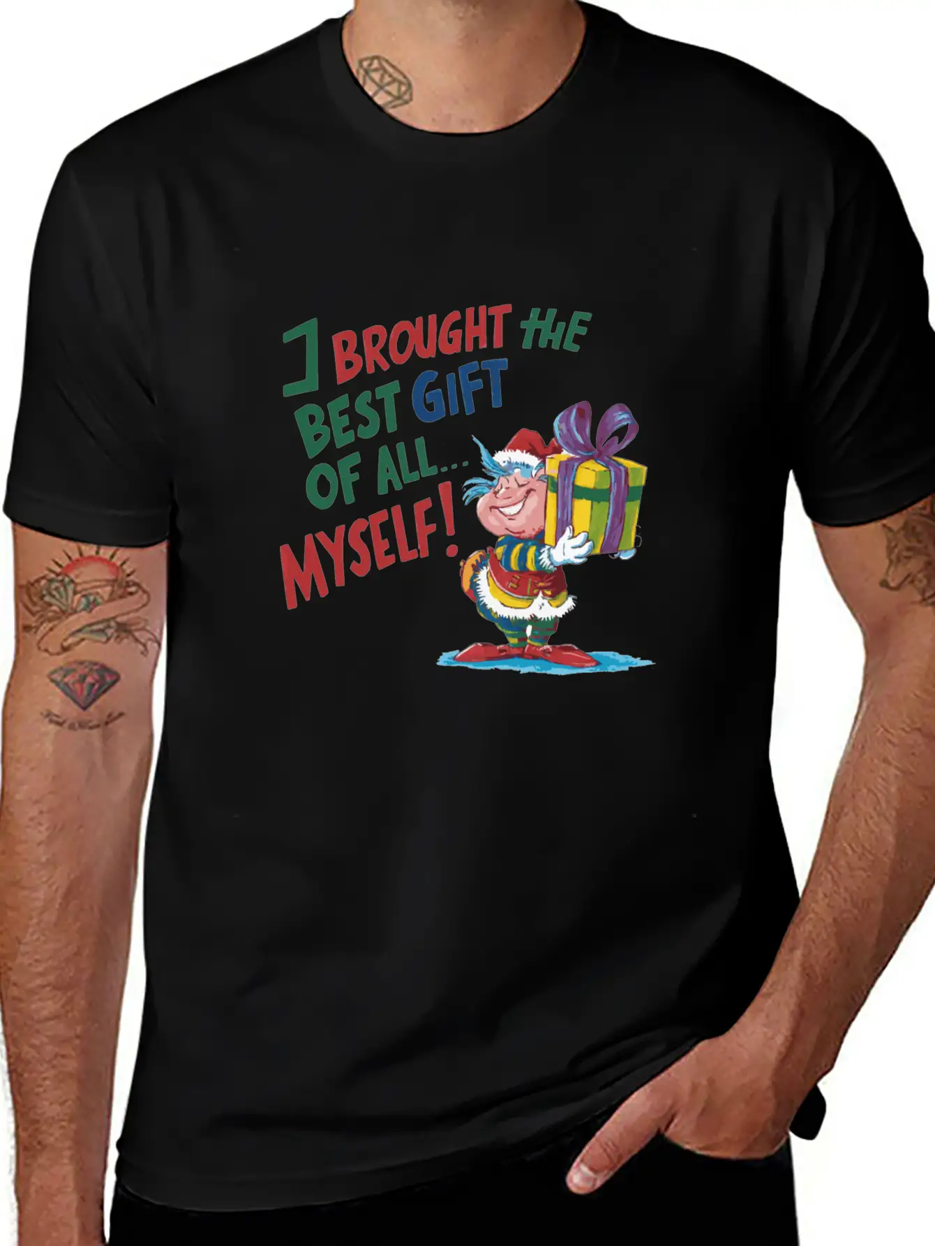 I Brought The Best Gift Of All Stylish Everyday T-Shirt – Unisex Basic Cotton Tee