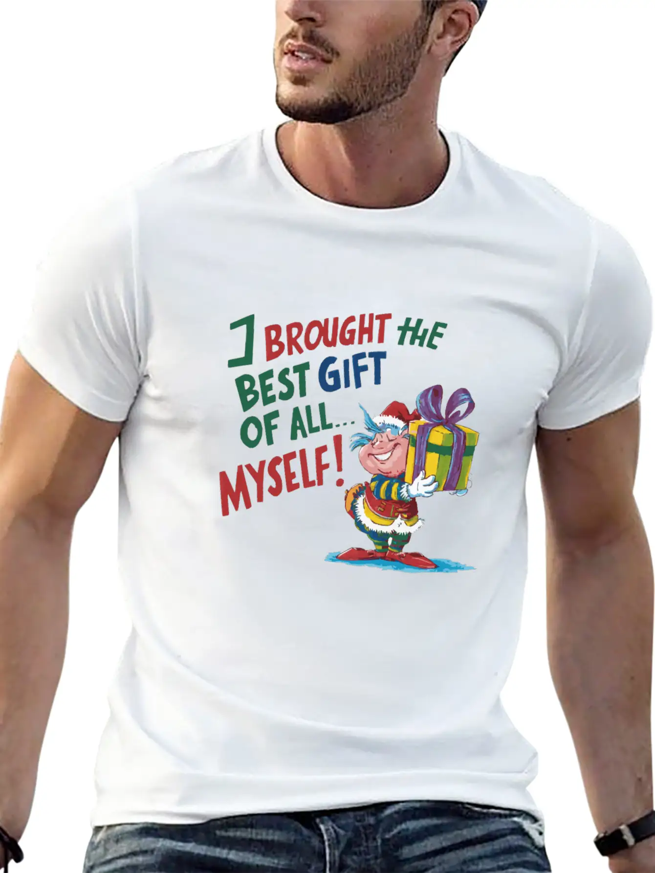 I Brought The Best Gift Of All Stylish Everyday T-Shirt – Unisex Basic Cotton Tee