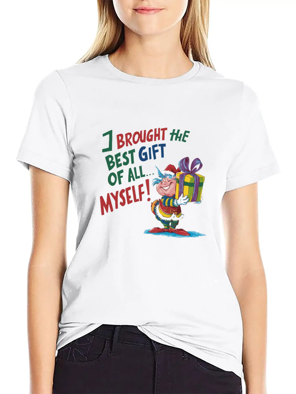 I Brought The Best Gift Of All Stylish Everyday T-Shirt – Unisex Basic Cotton Tee