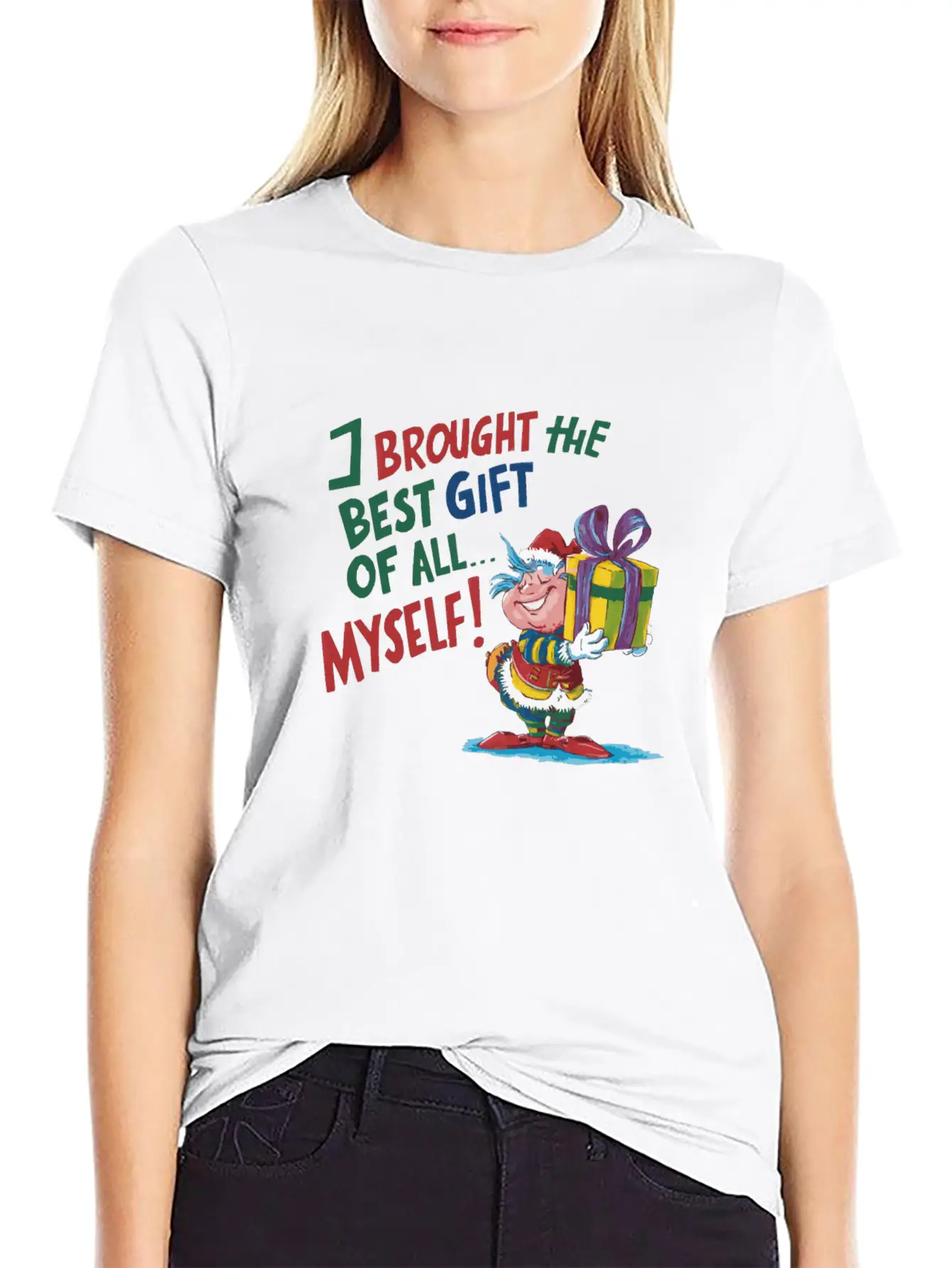 I Brought The Best Gift Of All Stylish Everyday T-Shirt – Unisex Basic Cotton Tee