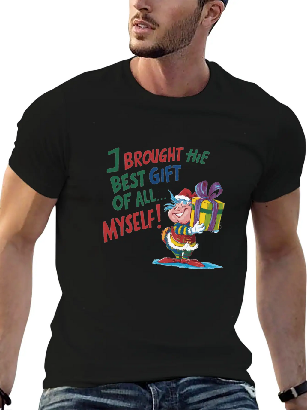 I Brought The Best Gift Of All Stylish Everyday T-Shirt – Unisex Basic Cotton Tee