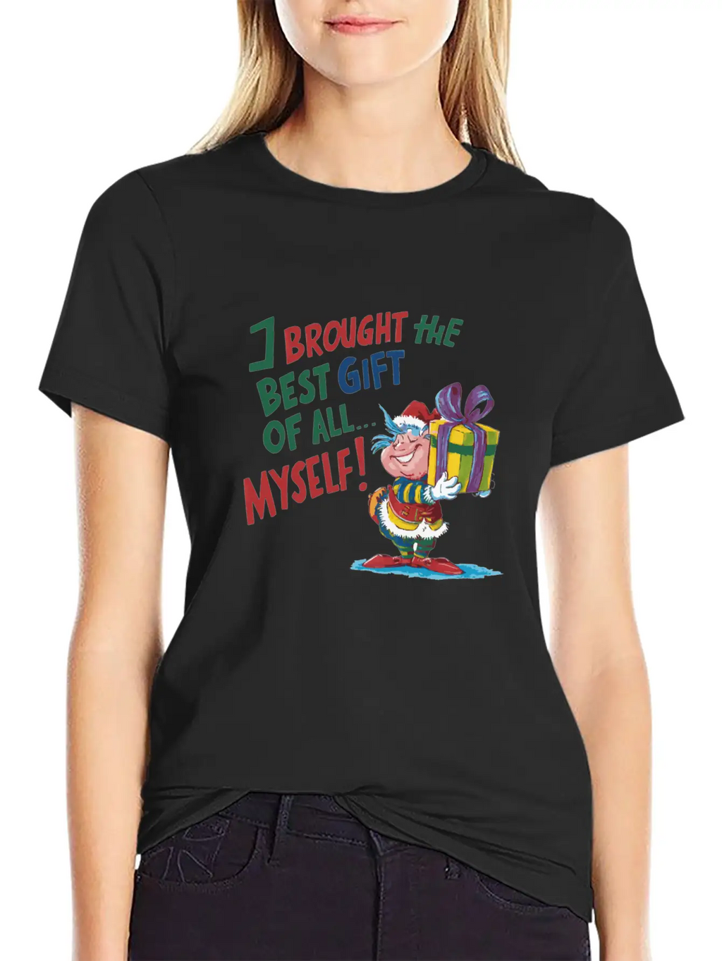 I Brought The Best Gift Of All Stylish Everyday T-Shirt – Unisex Basic Cotton Tee